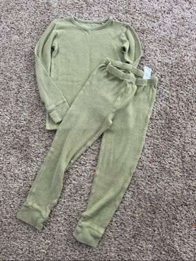 Posh Peanut kids waffle bamboo pajamas